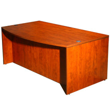Load image into Gallery viewer, Bold Cherry 71&quot; Bow Front Desk
