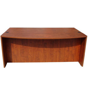 Bold Cherry 71" Bow Front Desk