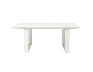 Modern White Lacquer Conference Table with Gray Lacquer Central Extension