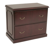 Load image into Gallery viewer, Premium Double Pedestal Executive Desk in Mahogany
