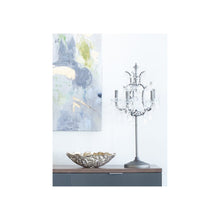 Load image into Gallery viewer, Unique Iron &amp; Glass Tabletop Lamp in Chandelier-Style
