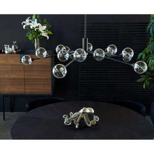 Pendant Office Light w/ Stunning Glass Globes