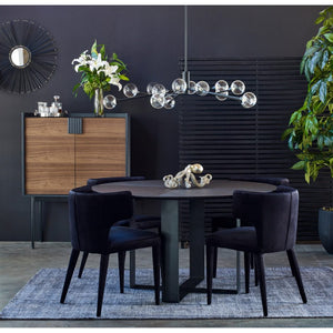 Pendant Office Light w/ Stunning Glass Globes