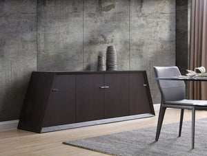 Stunning Storage Credenza w/ Wenge Oak Veneer
