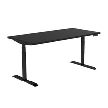 Load image into Gallery viewer, Black 60&quot; Executive Desk with Electric Adjustment
