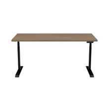 Load image into Gallery viewer, Teak Woodgrain 48&quot; Desk with Electric Adjustment
