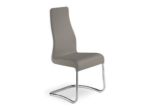 Gorgeous Ergonomic Conference Chair in Taupe Italian Leather (Set of 2)