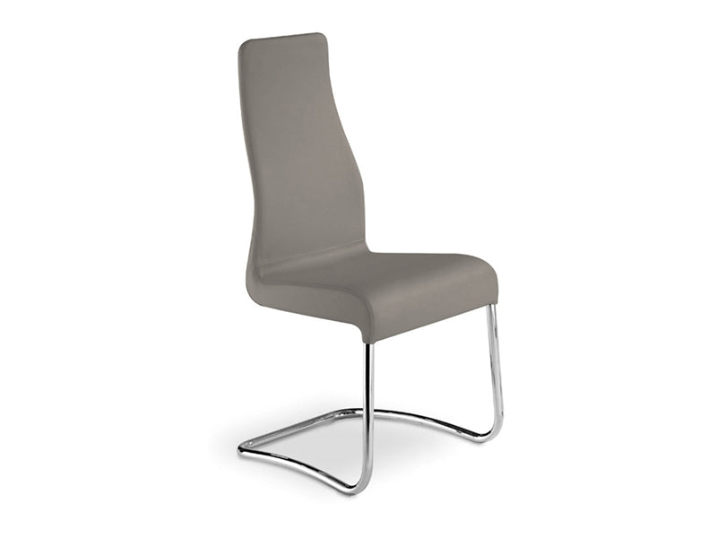 Gorgeous Ergonomic Conference Chair in Taupe Italian Leather (Set of 2)