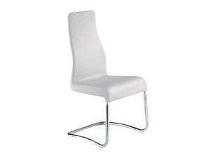 Gorgeous Ergonomic Conference Chair in White Italian Leather (Set of 2)