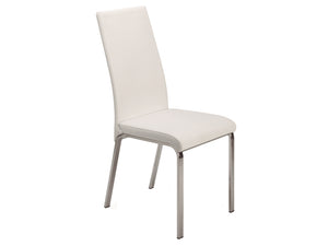 White Eco-Leather Guest or Conference Chair (Set of 2)