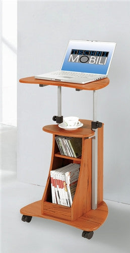 Vertico Modern Transportable Laptop Desk in Woodgrain or Graphite
