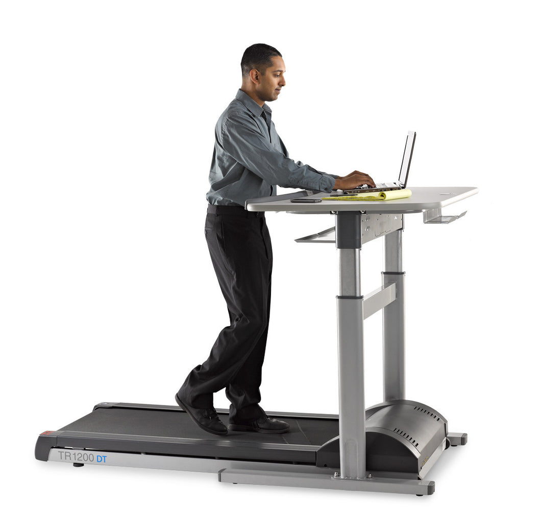 Premium Treadmill Desk Workstation with Automatic Height Adjustment by LifeSpan (TR1200DT7)
