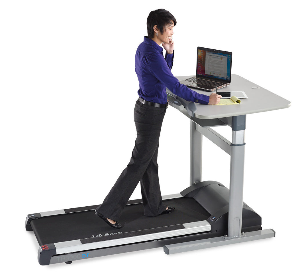 Premium Treadmill Desk with Automatic Height Adjustment by LifeSpan (TR5000DT7)