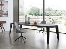 Load image into Gallery viewer, Black Ceramic &amp; Glass 71&quot; Extendable Conference Table
