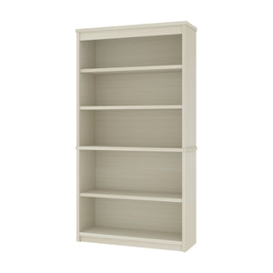 Striking 36" White Chocolate Bookcase