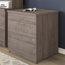 Load image into Gallery viewer, 2-Drawer 28&quot; Locking Lateral File in Gray Maple
