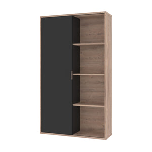 Rustic Brown & Graphite 36" Bookcase
