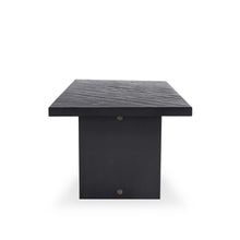 Load image into Gallery viewer, Classic Ebony 80&quot; Acacia Conference Table with Steel Legs
