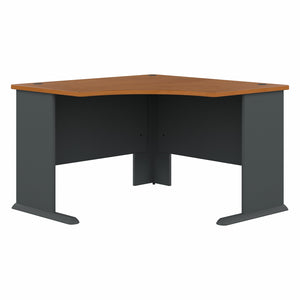 Elegant 48" Natural Cherry & Slate Corner Desk