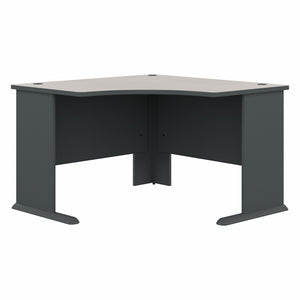 Elegant 48" Slate & Warm White Corner Desk