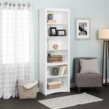 Load image into Gallery viewer, Modular White 26&quot; Bookcase
