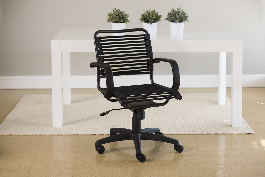 Mid Back Bungee Office Chair in Black