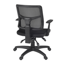 Load image into Gallery viewer, Elegant Black Office Chair with Mesh Back

