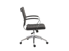 Load image into Gallery viewer, Modern Black Low Back Office Chair with Chrome Frame
