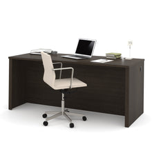 Load image into Gallery viewer, 71&quot; Modern Executive Desk in Dark Chocolate Finish
