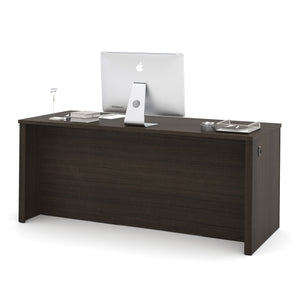 71" Double Pedestal Executive Desk in Dark Chocolate