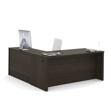 Load image into Gallery viewer, Premium Modern 71&quot; x 76&quot; L-Shaped Desk in Dark Chocolate

