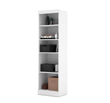 Load image into Gallery viewer, 60&quot; White L-Shaped Desk with Hutch &amp; Extra Storage
