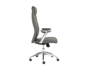 Modern Gray High Back Office Chair
