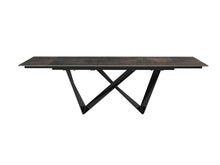 Load image into Gallery viewer, Modern Extending Black Conference Table with Ceramic Glass Top

