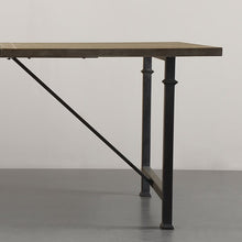 Load image into Gallery viewer, Sleek 72&quot; Executive Desk in Grey Reclaimed Finish
