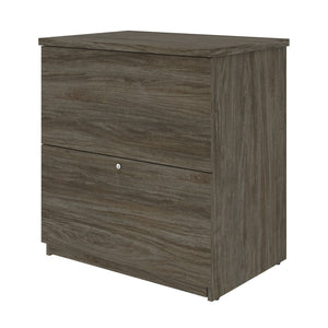 Dainty 48" Walnut Gray Adjustable Desk
