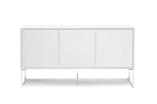 Load image into Gallery viewer, Modern Storage Credenza in High-Gloss White
