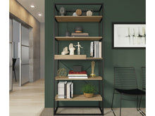 Load image into Gallery viewer, Flip-Top Oak Modern Desk
