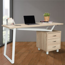 Load image into Gallery viewer, 55&quot; Asymmetrical Desk in Sand
