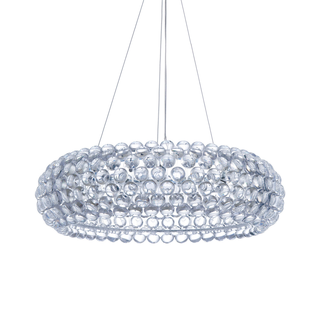 Classy Chrome and Clear Acrylic Chandelier