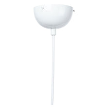 Load image into Gallery viewer, Clean White Steel Pendant Lamp with Brass Accent
