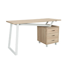 Load image into Gallery viewer, 55&quot; Asymmetrical Desk in Sand
