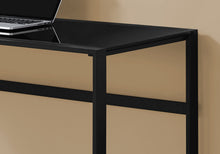 Load image into Gallery viewer, Black &amp; Tempered Glass Computer Desk w/ Rectangular Design
