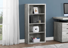 Load image into Gallery viewer, Traditional Office Bookcase in Grey Woodgrain
