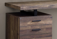 Load image into Gallery viewer, 48&quot; Compact Computer Desk in Brown Woodgrain w/ Black Metal
