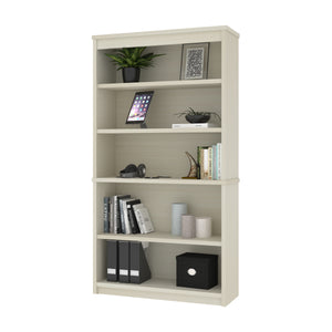 Striking 36" White Chocolate Bookcase