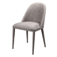 Load image into Gallery viewer, Grey Guest or Conference Chair with Seam-Patterned Back (Set of 2)
