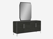 Load image into Gallery viewer, Refined Gray Woodgrain 71&quot; Credenza with Mirror

