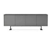 Load image into Gallery viewer, Gloss 87&quot; Dark Gray Credenza
