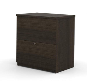 Modern Narrow Dark Chocolate 66" Office Desk